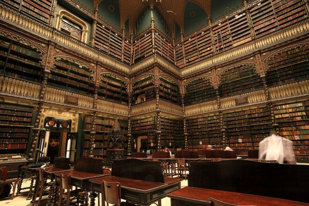 Real Gabinete Português de Leitura. Photo Mathieu Bertrand Struck
