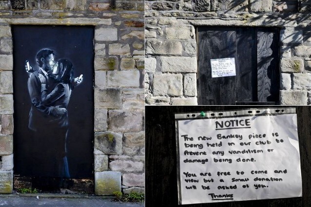 L Ultimo Banksy Rimosso Da Un Muro Di Bristol
