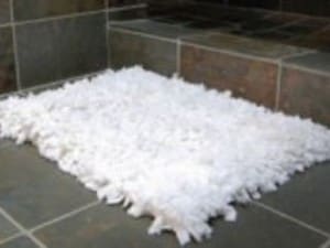 tappetino di asciugamani vecchi