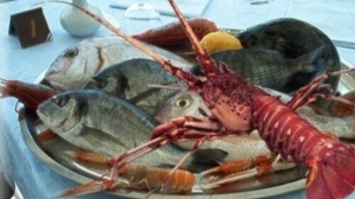 pesce in tavola ad alte temperature