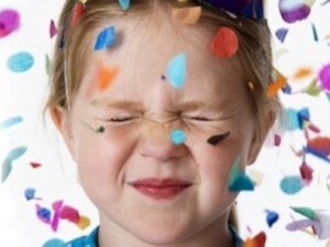 coriandoli per la festa di carnevale