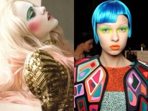 sopracciglia colorate di moda