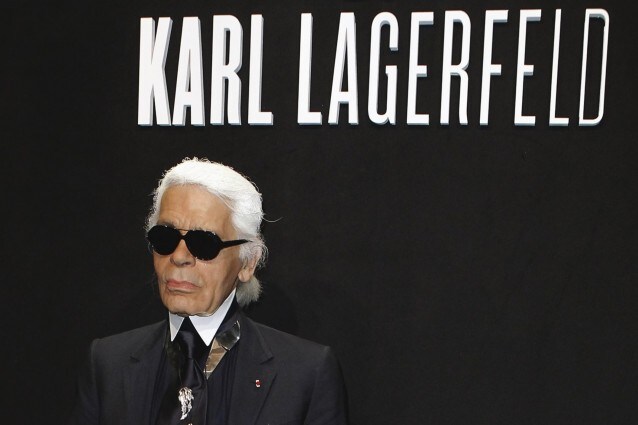 Karl alla sfilata di chanel