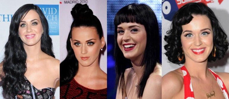 katy perry acconciature