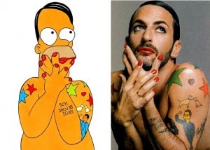 Marc Jacobs in versione Simpson