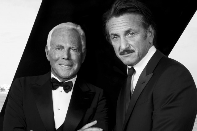 Giorgio Armani e Sean Penn, insieme per sostenere le popolazioni di Haiti