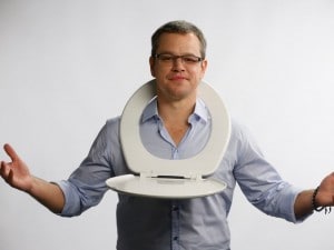 Matt Damon e Jessica Biel: "Contro la scarsità d'acqua, mai più toilet"
