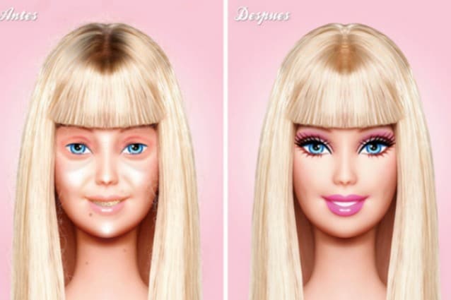 Barbie senza trucco? Ecco come sarebbe