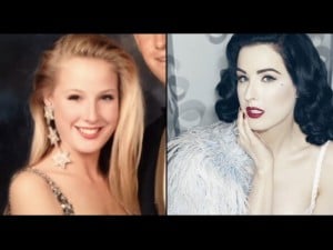 Dita Von Teese, ecco com'era prima di diventare la regina del Burlesque
