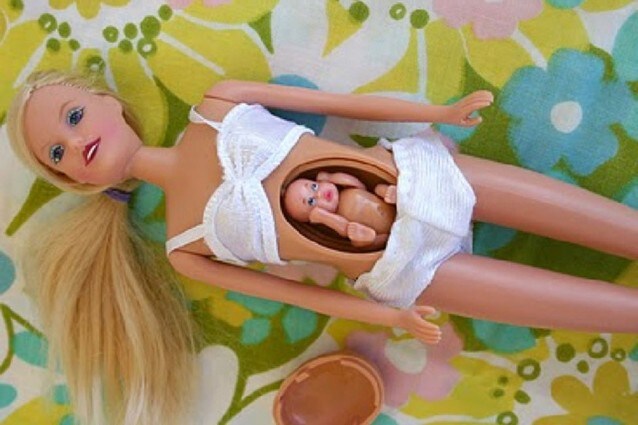 barbie incinta anni 90