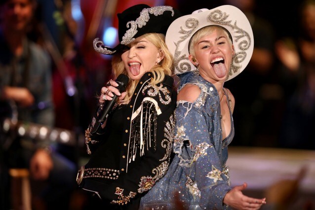 Miley Cyrus e Madonna in versione cowgirl per MTV Unplagged