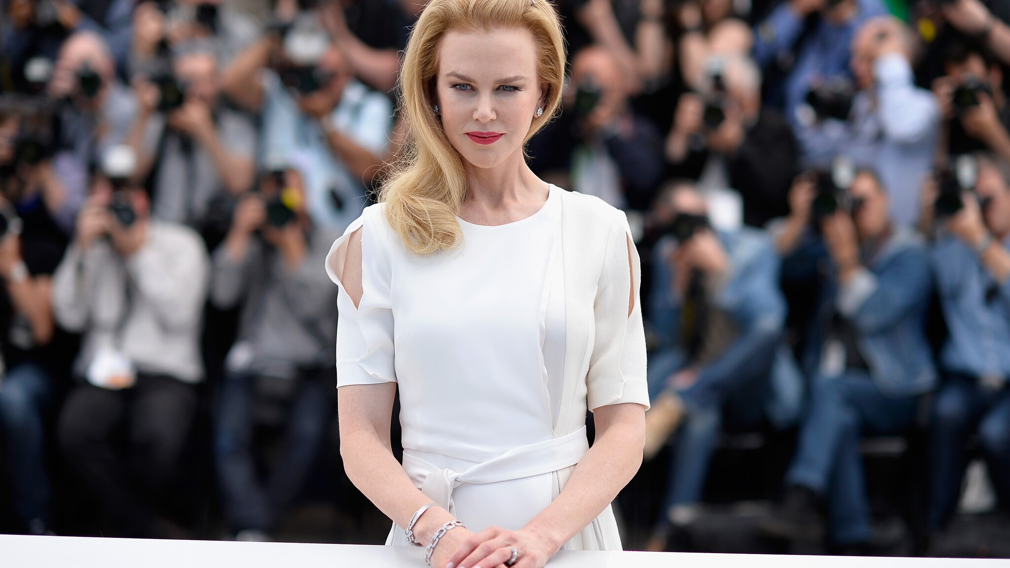 Nicole Kidman a Cannes 2014 per la conferenza di lancio del film "Grace di Monaco"