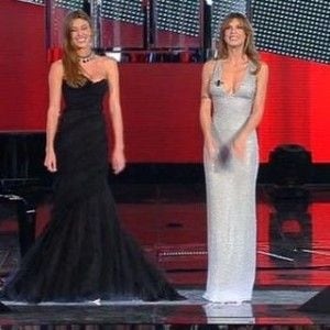 belen e la canalis a sanremo