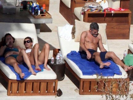 clooney canalis, capodanno in messico