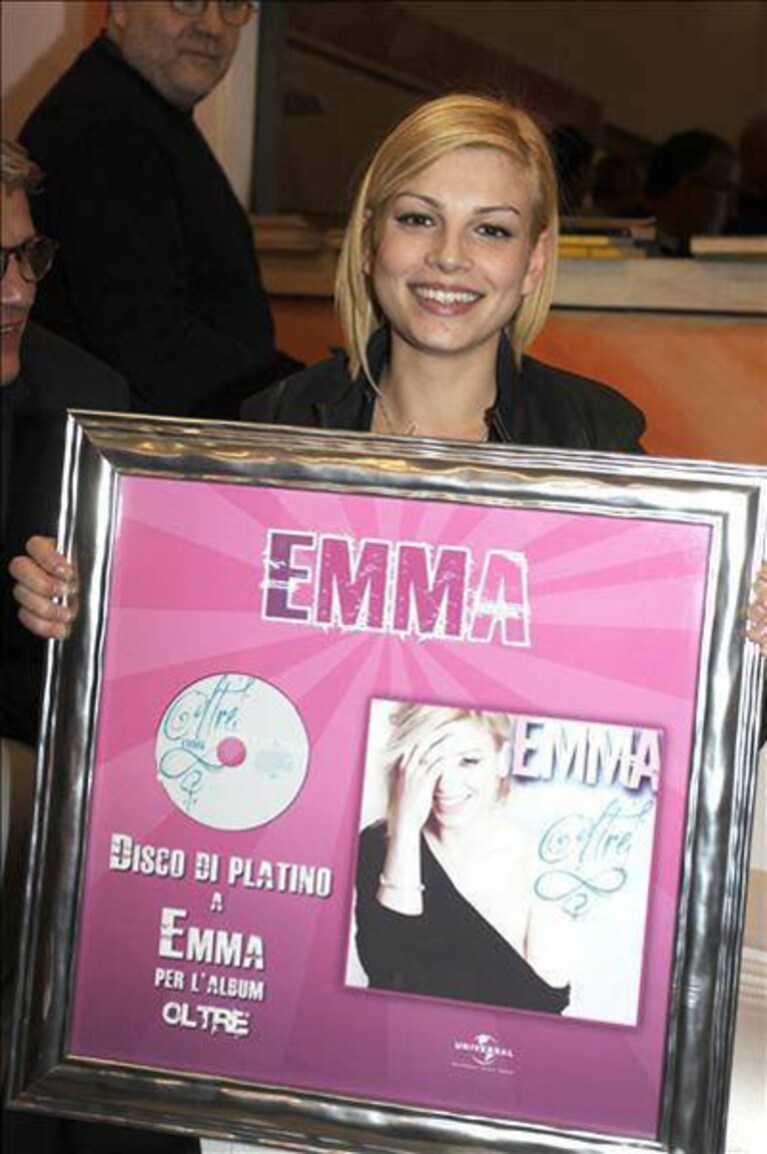 emma marrone disco di platino