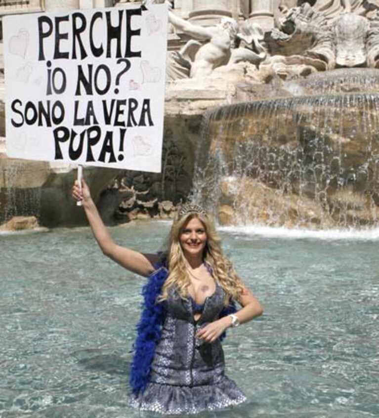 Francesca Cipriani protesta