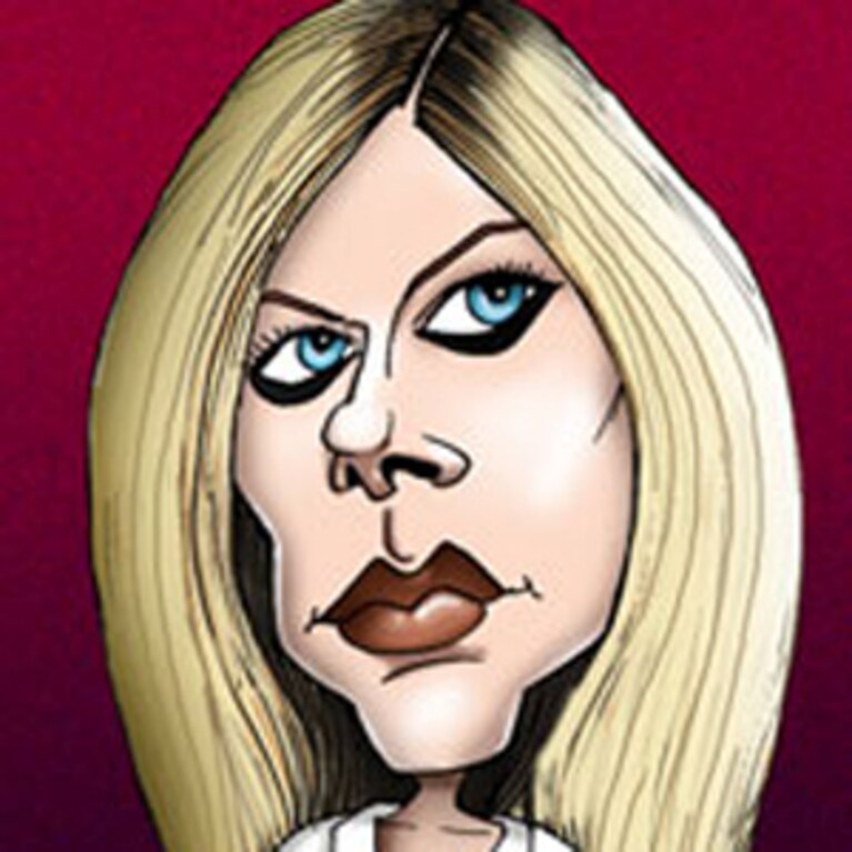 avril lavigne caricatura