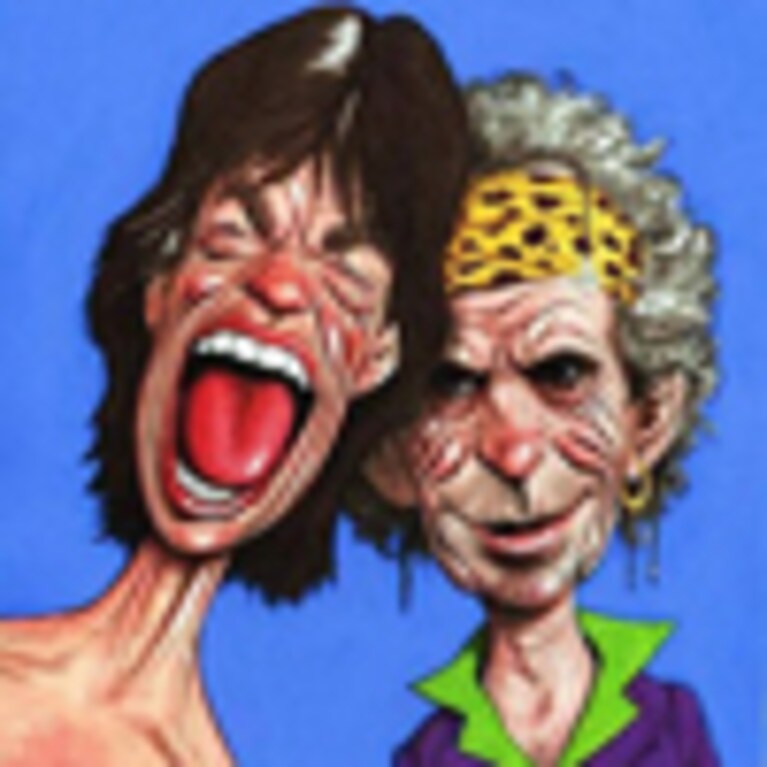 rolling stones CARICATURA VIP
