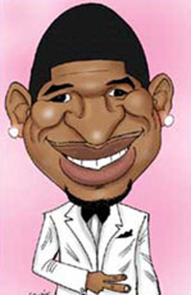 usher caricatura