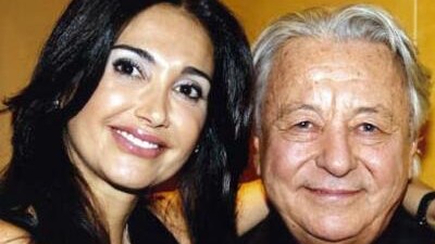 Il re dell'amaro con la compagna