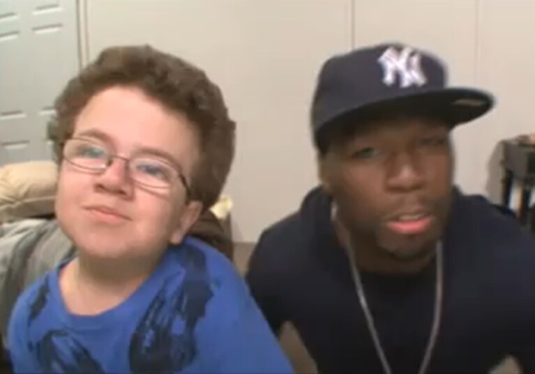 Il baby fenomeno di youtube e il rapper americano