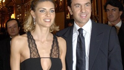 Costacurta con la Colombari