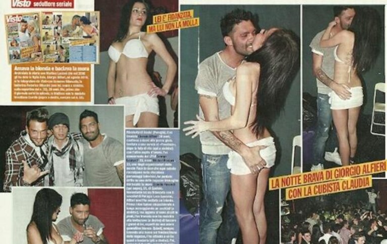 L'ex tronista in discoteca