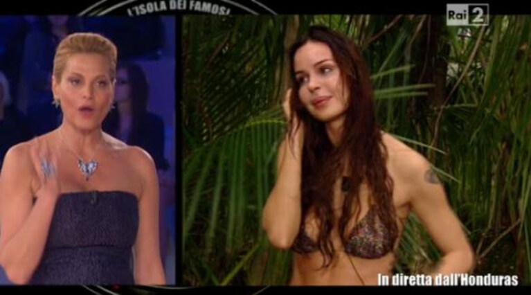 La showgirl e la conduttrice