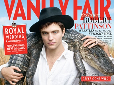 Pattinson sulla copertina di Vanity Fair