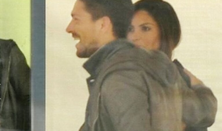 Marco Borriello con la Morais