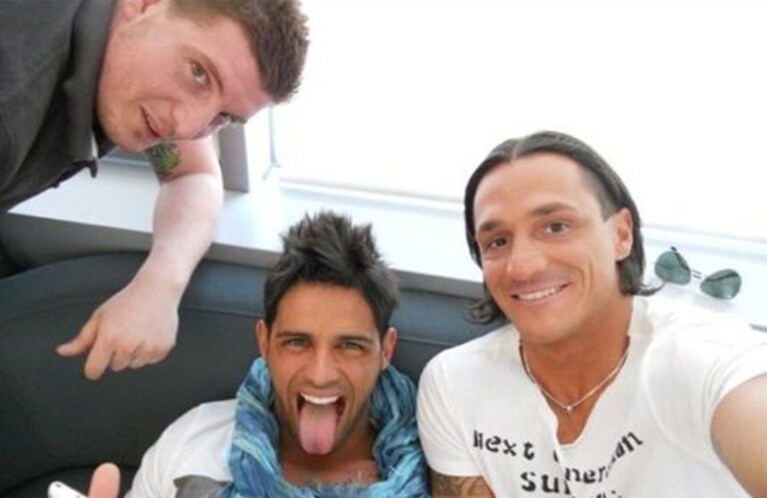 Alessio con i suoi migliori amici