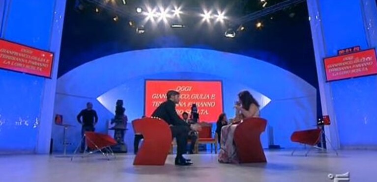 Francesco con Teresanna alla scelta