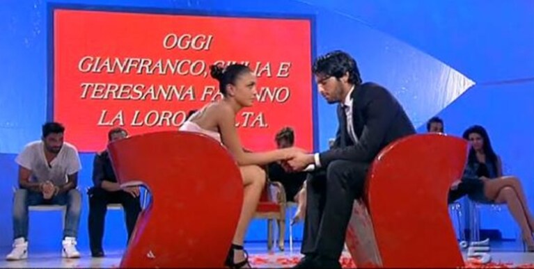 Gianfranco Apicerni durante la scelta