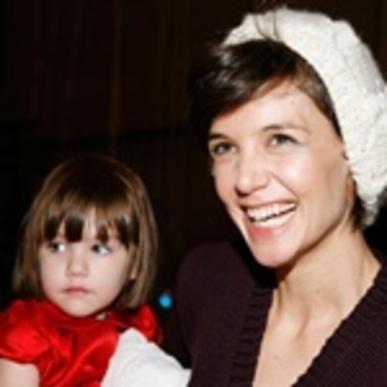 Suri Cruise con Katie Holmes