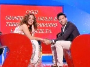 Antonio e Teresanna durante la puntata finale