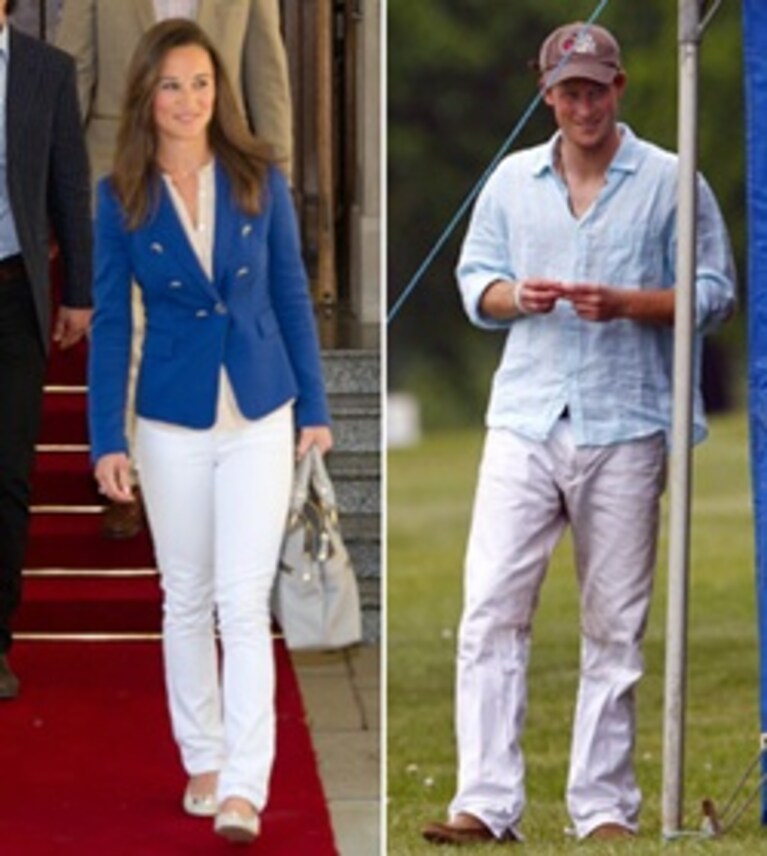 Pippa in compagnia di Harry