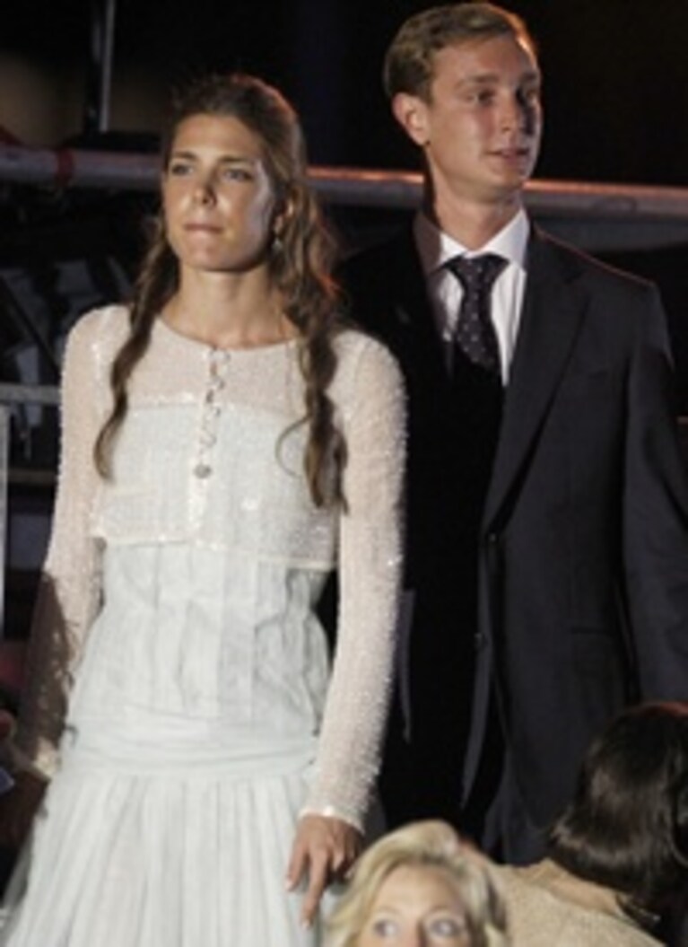 La Casiraghi in bianco