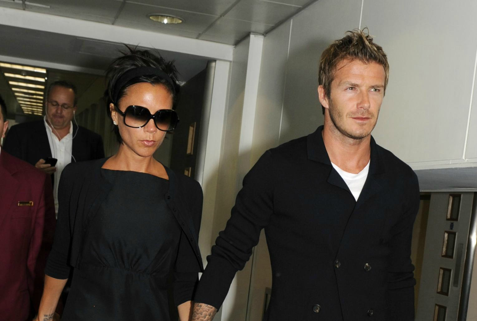 Il centrocampista dei Los Angeles Galaxy insieme alla moglie