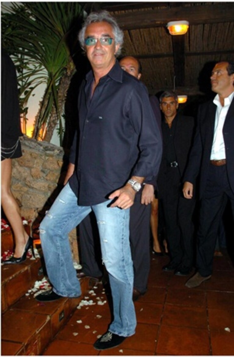 Briatore nel 2004 al Billionaire