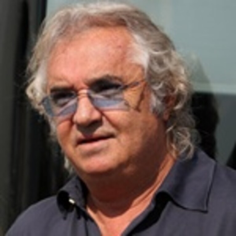 Briatore con gli occhiali da sole