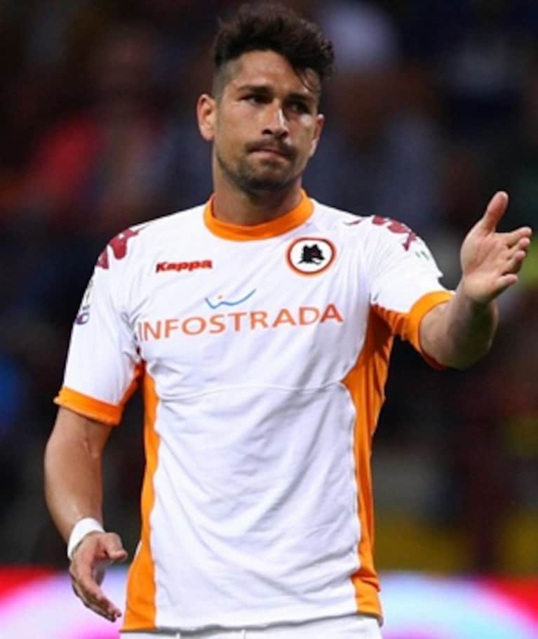Borriello durante Inter Roma