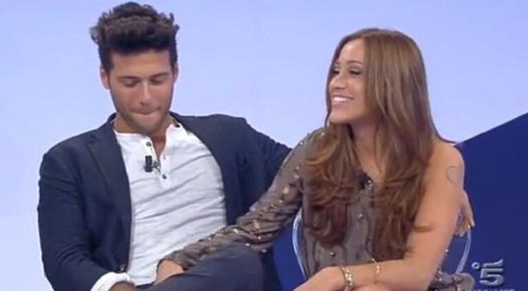 Antonio con la mando di Teresanna sulla gamba