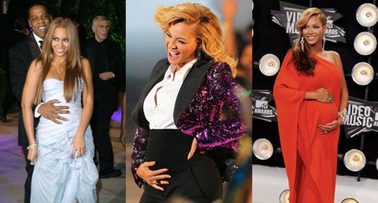 Beyonce Knowles mostra fiera il pancione