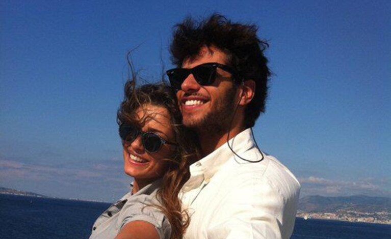 Erinela e Davide in mare aperto
