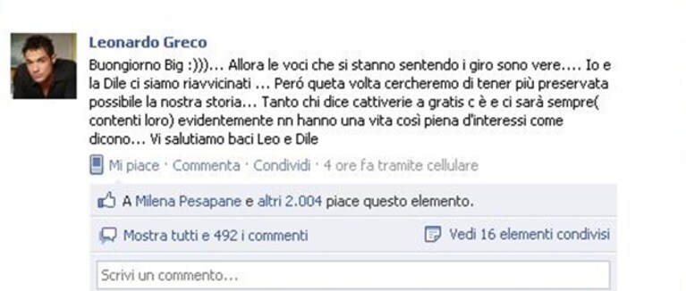 Il post di Leonardo Greco
