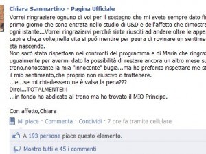 chiara sammartino uomini e donne