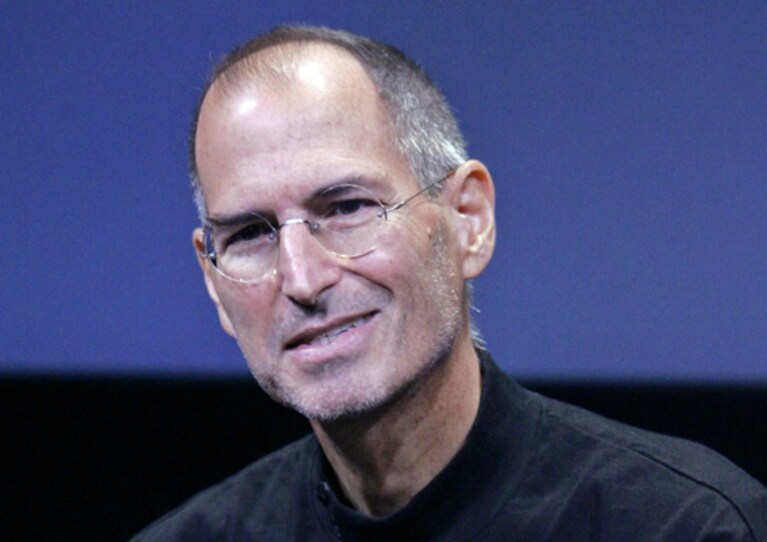 una foto di steve poco prima di abbandonare la Apple