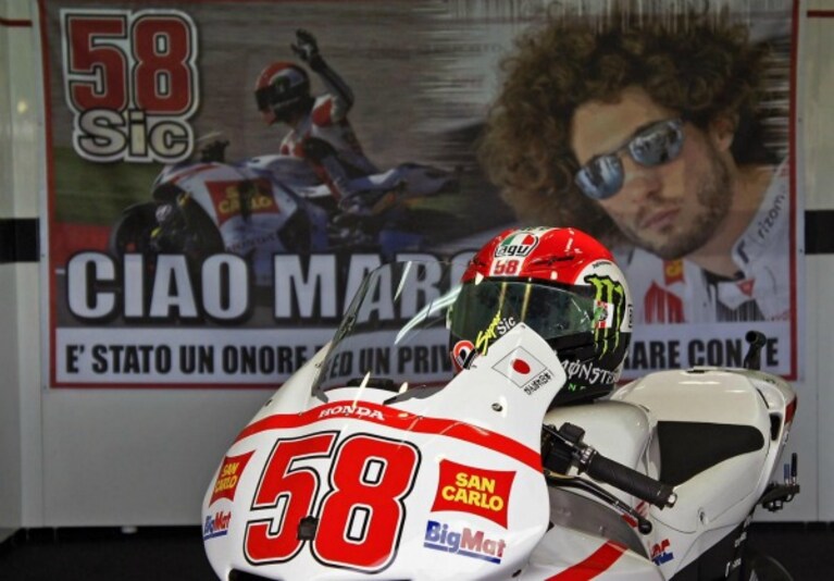la moto di marco sic