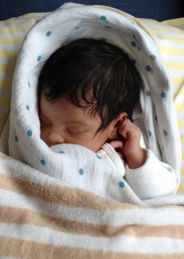 blu ivy carter addormentata