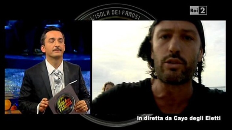 rossano rubicondi si autoelimina dall'isola 9